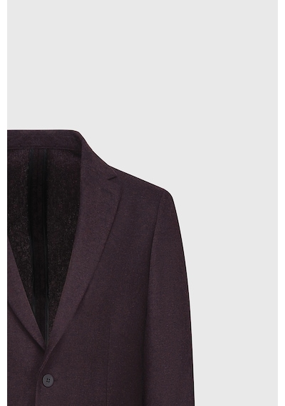Ac&Co / Altınyıldız Classics Erkek Bordo Yünlü Slim Fit Dar Kesim Mono Yaka Torba Cepli Ceket Bordo Ac&Co / Altınyıldız Classics Erkek Bordo Yünlü Slim Fit Dar Kesim Mono Yaka Torba Cepli Ceket Bordo