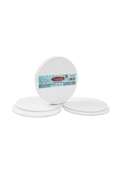 Ktytc4S010 Artebella (Preslenmiş) Tuval Kompozit Yuvarlak 10 Cm 4