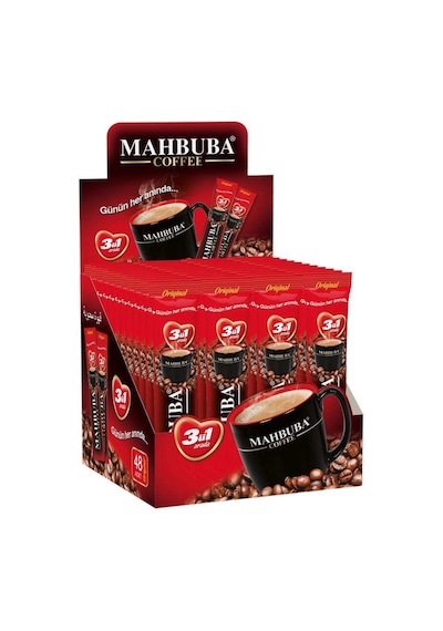 Mahbuba Coffee 3ü1 Arada Hazır Kahve 48 x 18 G