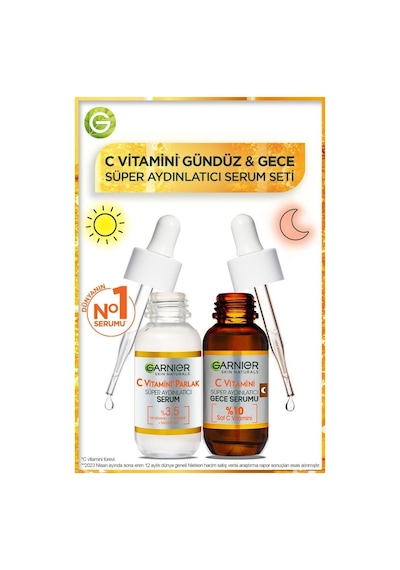 Garnier C Vitamini Süper Aydınlatıcı Serum 30 ML + Aydınlatıcı Gece Serumu 30 ML