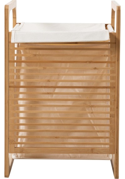 Bambu Banyo Çamaşır Sepeti