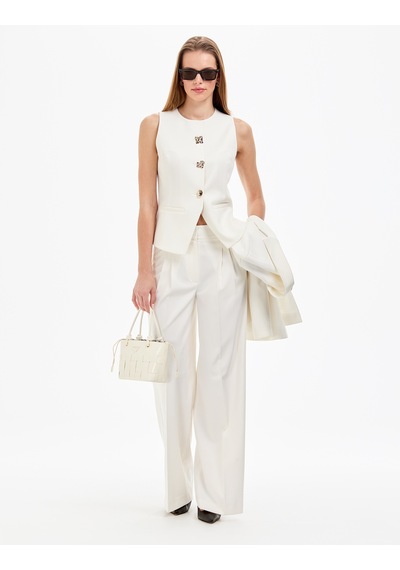 Pierre Cardin Kadın Ekru Pantolon 50320351-vr019