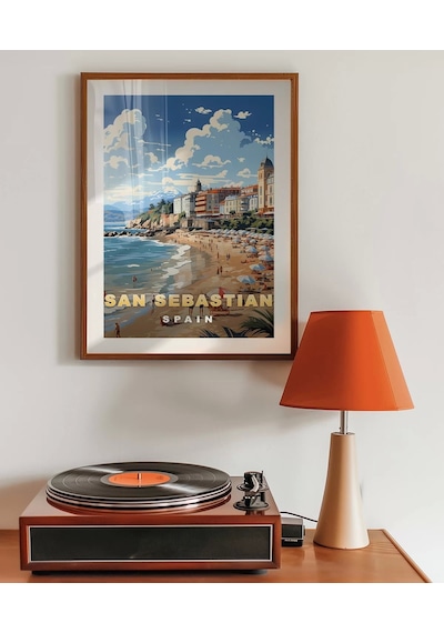 Çerçevesiz Poster San Sebastian'ın Sahil Büyüsü