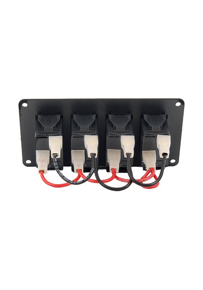 Goldsea Switch Panel Slim Model 4 Anahtar Yeşil Işık