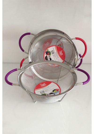 Silikon Saplı Sepet Süzgeç 22CM