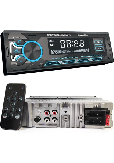 Soundmax Sx-mx7g Oto Teyp 4x50 Watt Bluetooth 2xusb Sd Fm Aux