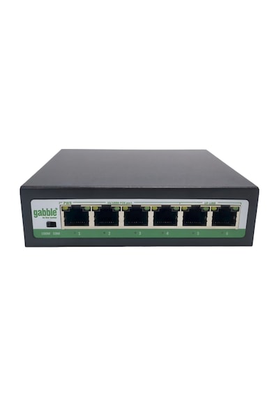 Gab-p42mm 4 Port Poe Switch 10/100 Mbps + 2 Uplink 72w Smart Poe Switch