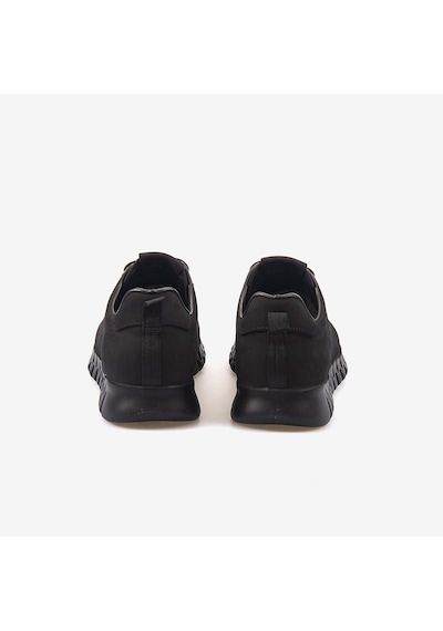 Kemal Tanca Hakiki Deri Erkek Erkek Spor Sneaker Ayakkabı 2537 Siyah