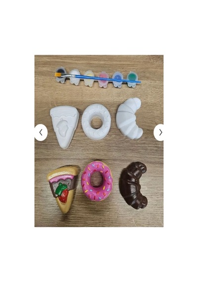 Eğitici Etkinlik Taş Boyama Seti Yaz Neşesi 2 İki Boyutlu 6 Adet 7cm