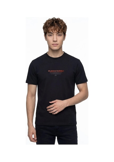 Erkek T-shirt Lf2042994 Siyah