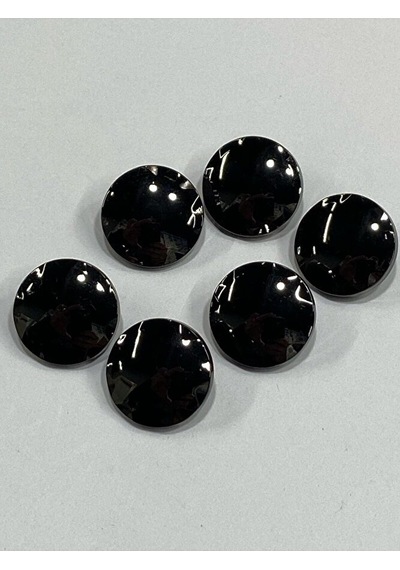 Metal Düğme/hırka Yelek Boyu/ 6 Lı Set/1,8 Cm/jx015/siyah