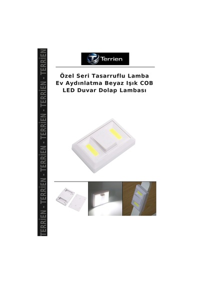 Özel Seri Tasarruflu Lamba Ev Aydınlatma Beyaz Işık Cob Led Duvar Dolap Lambası