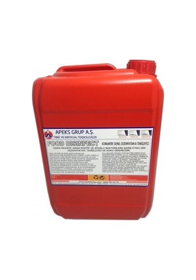 Konsantre Gıda Tipi Temizleyici, Etkin Mikrop Öldürücü 10 Kg