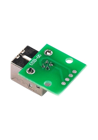 Usb Type B Dişi Soket Breakout Board 2 54 MM Dıp Adaptör Konnektör