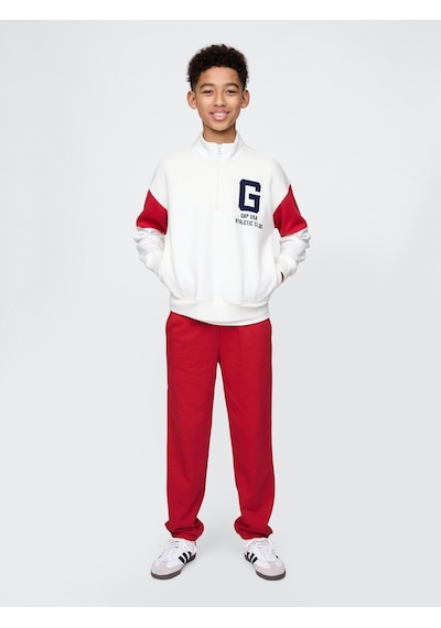 Gap 743964006 V-frch Ft Bas Heritage Logo Jog Erkek Çocuk Eşofman Altı Kırmızı