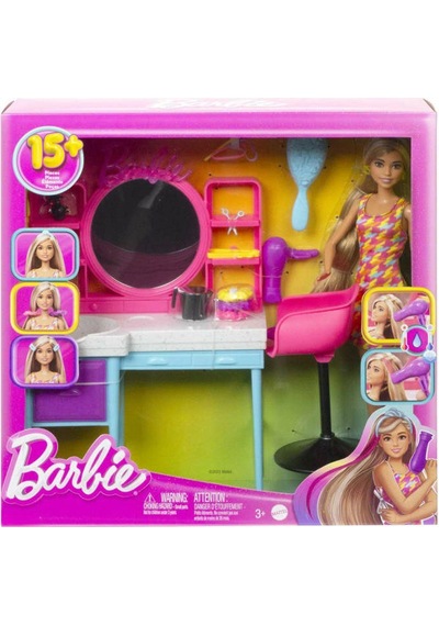 Hkv00 Barbie Muhteşem Kuaför Oyun Seti Standart