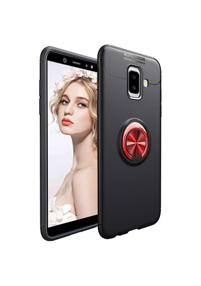 Samsung Uyumlu Galaxy J6 Plus (Sm-J610F) Yüzüklü Manyetik Ravel Kilif 513341906
