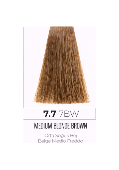 Dna Saç Boyası Kalıcı Profesyonel Krem Boya Yoğun Pigment & Parlaklık 7.7 Orta Kumral Kahve 100 Ml