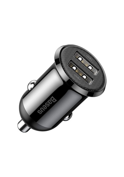 Baseus Grain Pro Dual Usb 4.8A Max Çıkışlı Hızlı Araç Şarj Başl Beyaz
