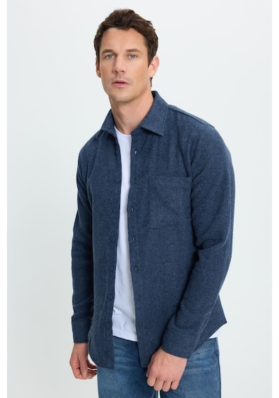 Tudors Erkek Slim Fit Dar Kesim Armürlü Oduncu Cepli Spor Yaka İndigo Gömlek-41860 İndigo Tudors Erkek Slim Fit Dar Kesim Armürlü Oduncu Cepli Spor Yaka İndigo Gömlek-41860 İndigo