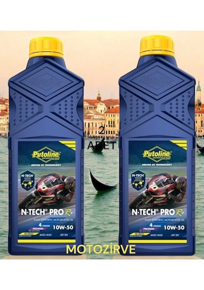 Putoline Sport 4r 10w-50 N-tech Yarı Sentetik Yağ 1 Lt 2 Adet