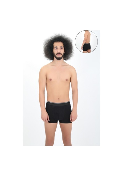 Cennetoğlu Erkek Likralı Pamuklu Boxer Özel Hijyenik Ambalajlı 5'li Paket Karışık3 Karışık3