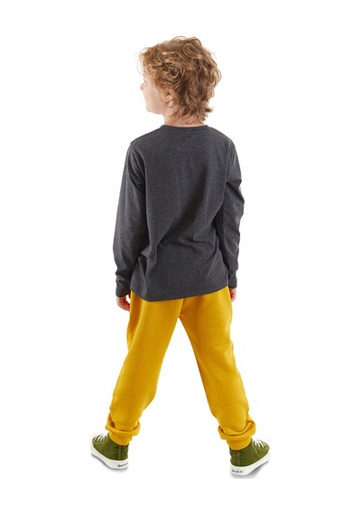 Denokids Be Wild Erkek Çocuk T-shirt Pantolon Takım Çok Renkli