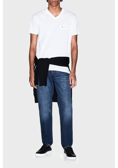 Armani Exchange Erkek T Shirt Xm002179 Af12308 U0009 Beyaz Beyaz