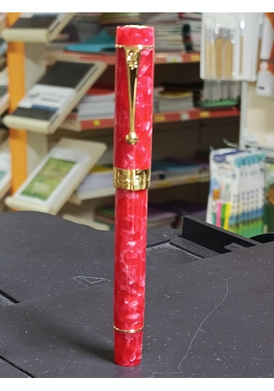 Jinhao Prestij 100 Serisi Dolma Kalem Geleneksel Ef Uçlu,kırmızı Mermer Desen Gövde Reçine Ve Pigment Boya İle Kaplıdır,mürekkep Ve Kartuşlu Kullanıma Uygundur Jinhao Prestij 100 Serisi Dolma Kalem Geleneksel Ef Uçlu,kırmızı Mermer Desen Gövde Reçine Ve Pigment Boya İle Kaplıdır,mürekkep Ve Kartuşlu Kullanıma Uygundur
