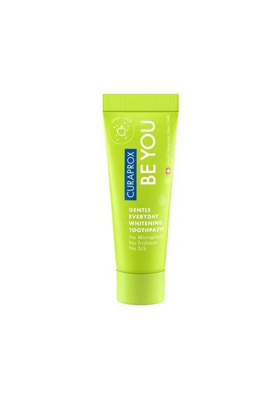 Curaprox Be You Elma & Aloe Vera Diş Macunu 10 Ml - Yeşil Beyazlatma