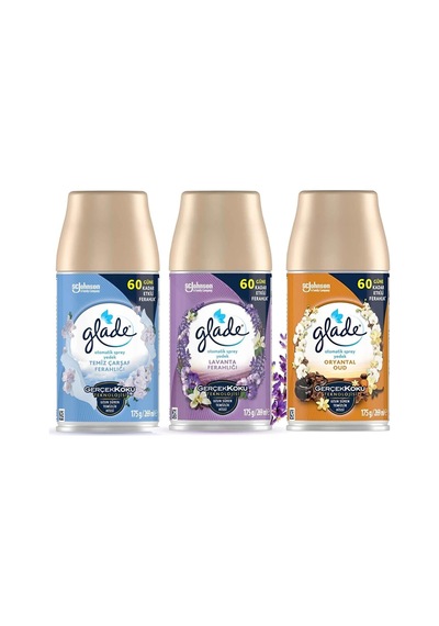 Oda Kokusu Yedek Sprey Temiz Çarşaf Ferahlığı, Lavanta Ferahlığı, Oryantal 3 X 269 Ml./175gr Diğer