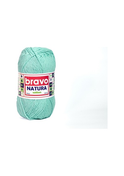 Natura %100 Koton İplik 100 Gram 200 Metre Renk Kodu:804 Mint Yeşili