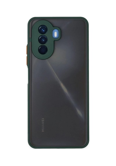 Huawei Nova Y70 Uyumlu Kılıf Montreal Silikon Kapak - Yeşil