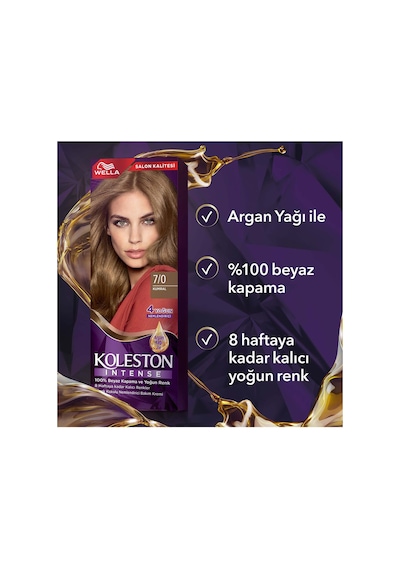Koleston Intense Saç Boyası 7/0 Kumral - Salon Kalitesi