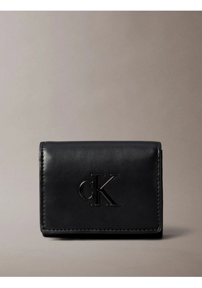 Calvin Klein Kadın Yumuşak Dokunmatik Rfıd Katlanır Siyah Cüzdan Siyah