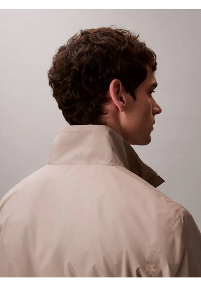 Calvin Klein Lv04rf520grak Ls Unfilled Nylon Harrington Erkek Ceket Bej