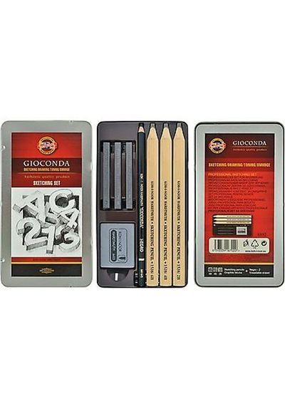 Koh-i Noor Professional Sketching Set 8892 Gri