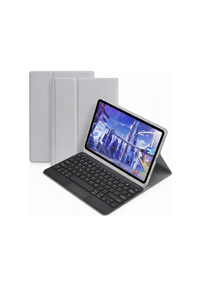 Microcase Honor Pad X9a 11.5 İnch Tablet İçin Bluetooth Touchpad Klavye + Standlı Kılıf - Bkk5 Mavi