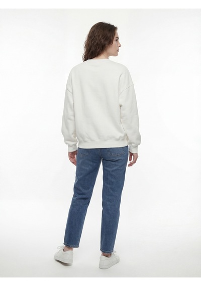 LOFT Oversize Fit Kadın Sweatshirt Lf2043690 Q1.v1 Beyaz