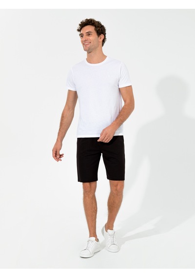 Cacharel Siyah Comfort Fit Örme Şort