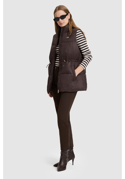 U.S. Polo Assn. Kadın Koyu Kahverengi Yelek 50328170-vr084
