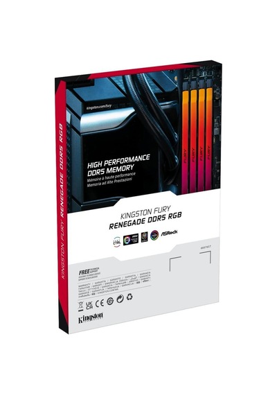 Kingston Fury Renegade Rgb 48 Gb 2x24 7200 Mhz Ddr5 Cl38 Kf572c38rsak2/48 Ram