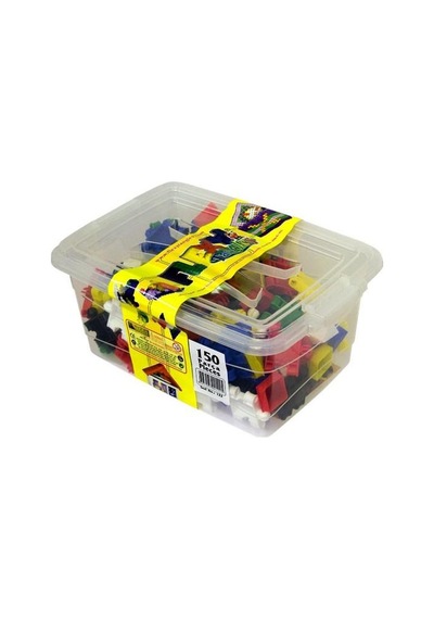 Matrax Oyuncak Flexy Tangles Lego 150 Parça Yapım Seti Saklama Kabında