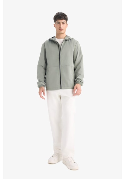 Defacto Su İtici Slim Fit Dar Kesim Kapüşonlu Fermuarlı Mont C5821ax25aukh397 Haki Defacto Su İtici Slim Fit Dar Kesim Kapüşonlu Fermuarlı Mont C5821ax25aukh397 Haki