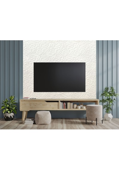Tink 3d Kendinden Yapışkanlı Akustik Keçe Panel Leopar Desenli 52x98 Cm 2 Adet 1 M² Beyaz