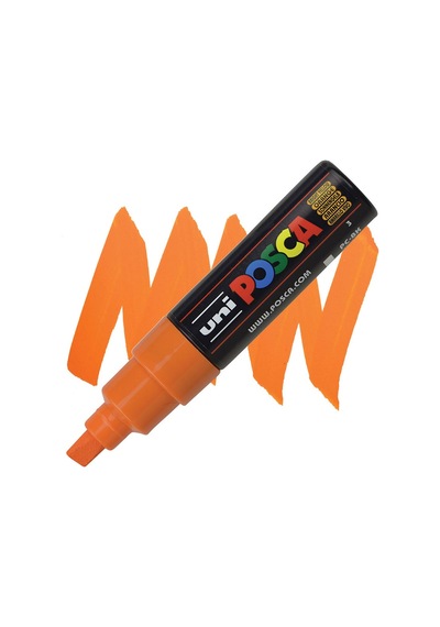 Uni Posca Marker Pc-8K 8.0 Mm Bright Yellow