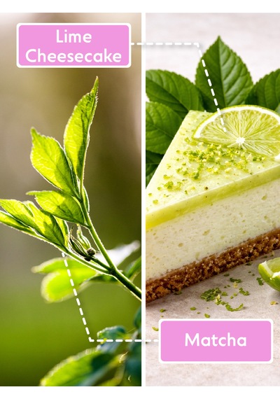 Lime Cheesecake Matcha Saç Parfümü + Niacinamide İçeren Vücut Losyonu, Vücut Bakım Seti