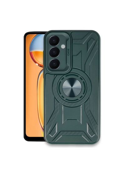 Samsung Galaxy A15 4g Kılıf Lincoln Silikon - Koyu Yeşil