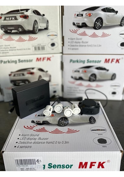 Mfk Universal Park Sensörü Sesli Beyaz 18 Mm