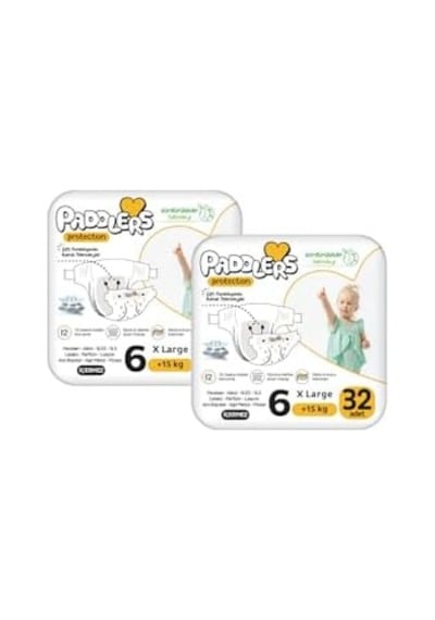 Protection Bebek Bezi 6 Numara X-large 15+ Kg 64 Adet 2 Li Jumbo Set, Maksimum Koruma